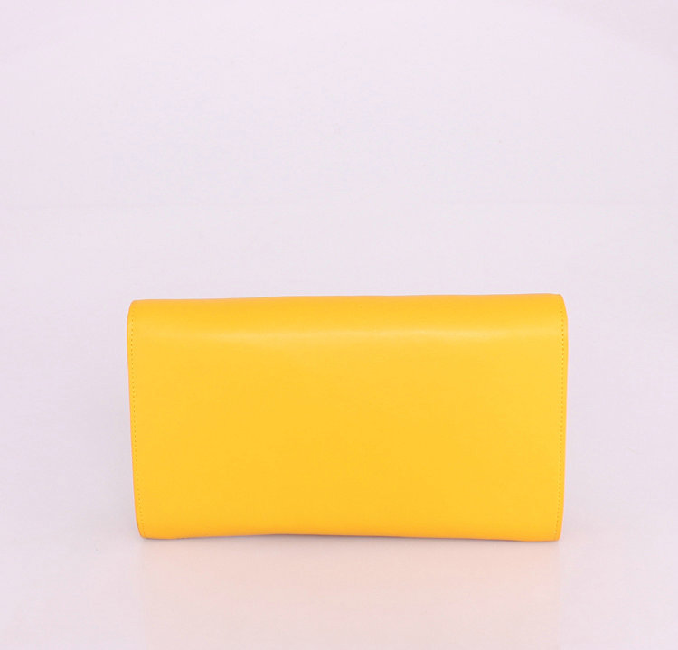 YSL monogramme tassel clutch 234524 yellow